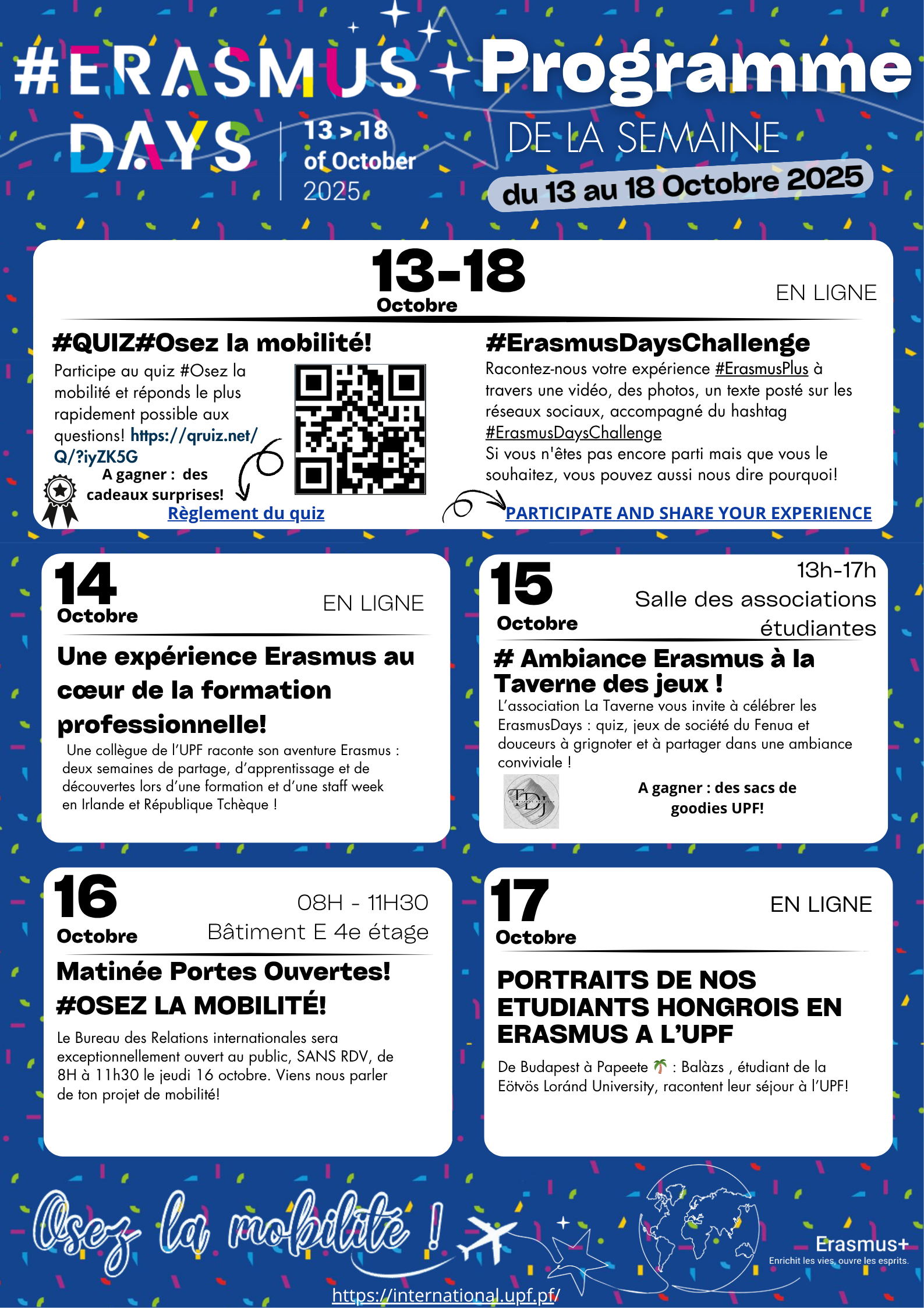 ErasmusDays 2025 Affiche ErasmusDays 2025 Affiche
